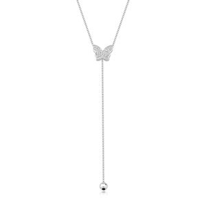 Colar Borboleta com Pendente em Prata 925 - PL22014