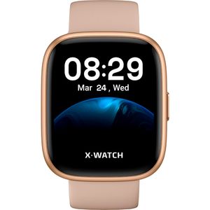 Relógio Smartwatch X-Watch Dourado Unissex - XSWUQPI003 PXTX