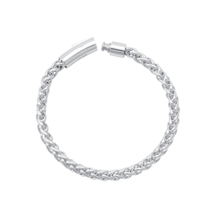 Pulseira Palmeira em Aço Antialérgico - PL22149