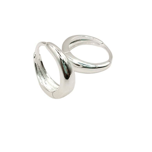 Brinco Argola Click Lisa em Prata 925 - PL22304