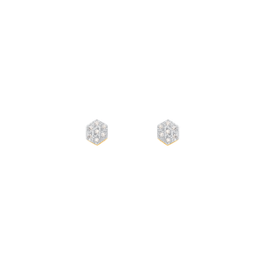 Brinco Redondo Zircônia em Ouro 18K - AU13747