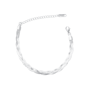 Pulseira Trançada em Aço - PL22033