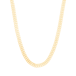 Corrente Lacraia 45CM em Ouro 18K - AU14140
