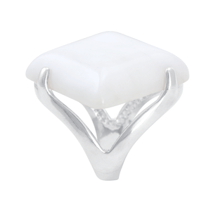 Anel Dolomita Quadrado em Prata 925 - PL23031