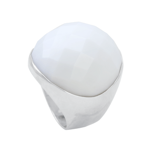 Anel Dolomita Redonda em Prata 925 - PL23027