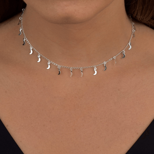 Colar Luas em Prata 925 - PL23092