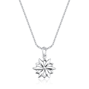 Colar Pétalas Lisa em Prata 925 - PL23085