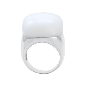 Anel Dolomita Quadrado em Prata 925 - PL23033
