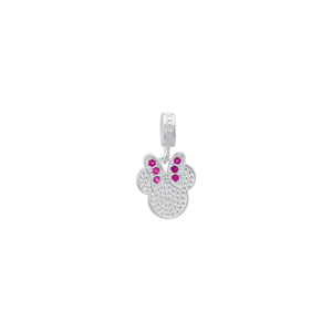 Berloque Minnie Cravejado em Prata 925 - PL23219