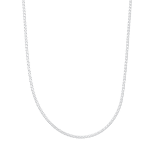 Corrente Pipoca 40CM em Prata 925 - PL22069