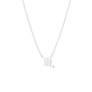 Colar Signo Escorpião em Prata 925 - PL23495