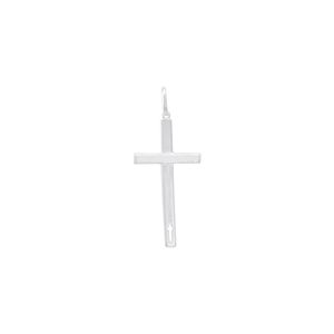 Pingente Cruz Santificado Seja Vosso Nome Prata 925 - PL23506