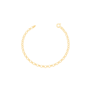 Pulseira Portuguesa 4MM em Ouro 18K - AU14198