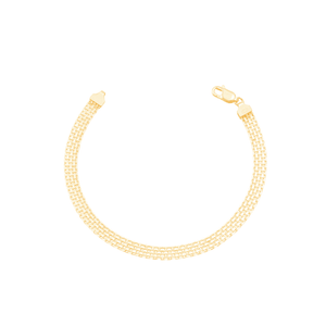 Pulseira Taparela 5MM em Ouro 18K - AU14187