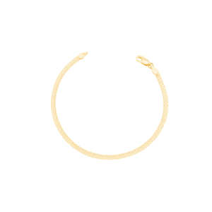 Pulseira Taparela 3MM em Ouro 18K - AU14186