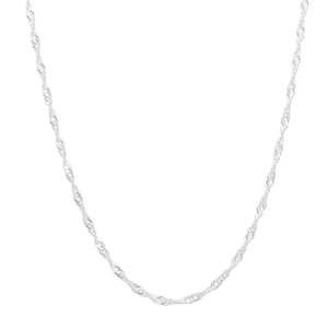 Corrente Singapura 45CM em Prata 925 - PL23653