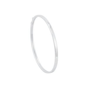 Bracelete Liso em Prata 925 - PL23697