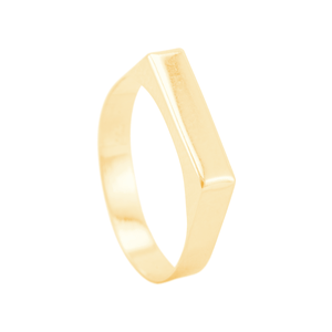 Anel em ouro 18K Chapinha - AU11382