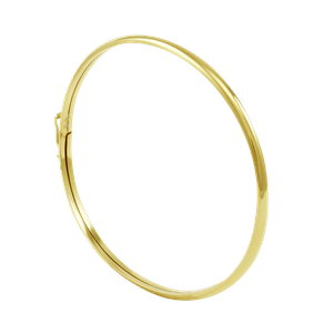 Bracelete Liso Algema 5CM em Ouro 18K - AU14241