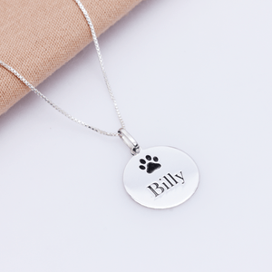 Colar Redondo Personalizado Pet em Prata 925 - PL24032