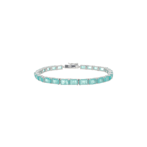 Pulseira Riviera Zircônia Turmalina em Prata 925 - PL24321