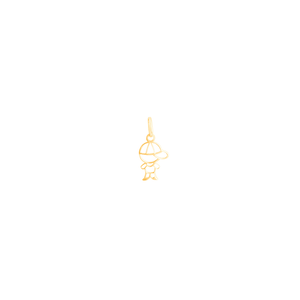 Pingente Menino Vazado em Ouro 18K - AU14402