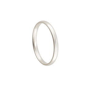 Aliança Masculina 2MM Anatômica em Prata 925 - PL24597