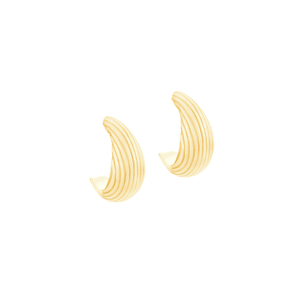 Brinco Meia Argola em Ouro 18K - AU14410