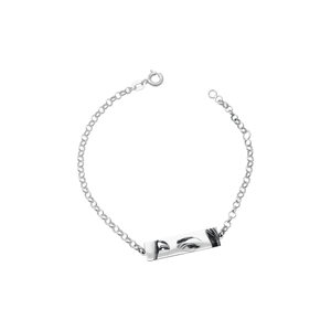 Pulseira Olhos Personalizado Fotogravação em Prata 925 - PL24626