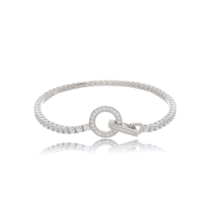 Pulseira Riviera com Zircônias em Prata 925 - PL24704