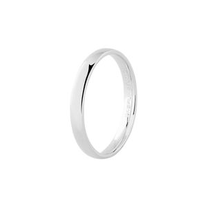 Aliança Masculina 2,7MM Lisa em Ouro Branco 18K - AU14537