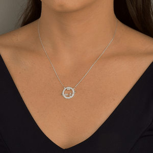 Conjunto Constelação com Zircônias em Prata 925 - PL24765