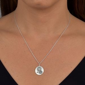 Colar Redondo Flores em Prata 925 - PL24770