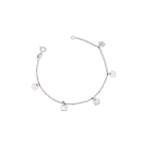 Pulseira Florzinhas em Prata 925 - PL24832