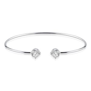 Bracelete Zircônia Redonda em Prata 925 - PL24817