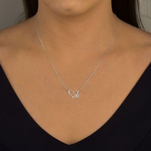 Colar Coração Mãe em Prata 925 - PL24830