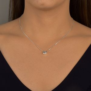 Colar Ponto de Luz em Prata 925 - PL24828