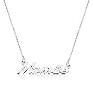 Colar Mamãe em Prata 925 - PL24829