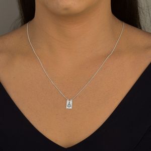 Escapulário Nossa Senhora em Prata 925 - PL24796