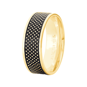 Aliança Feminina 7,0MM Anatômica em Ouro 18K - AU14502