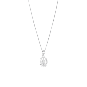 Colar Nossa Senhora das Graças em Prata 925 - PL23877