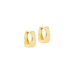 Argola Click Quadrada 18K - AU14590