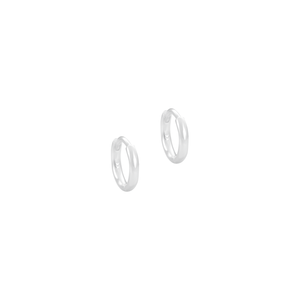 Brinco Argola com Zircônias em Prata 925 - PL24937