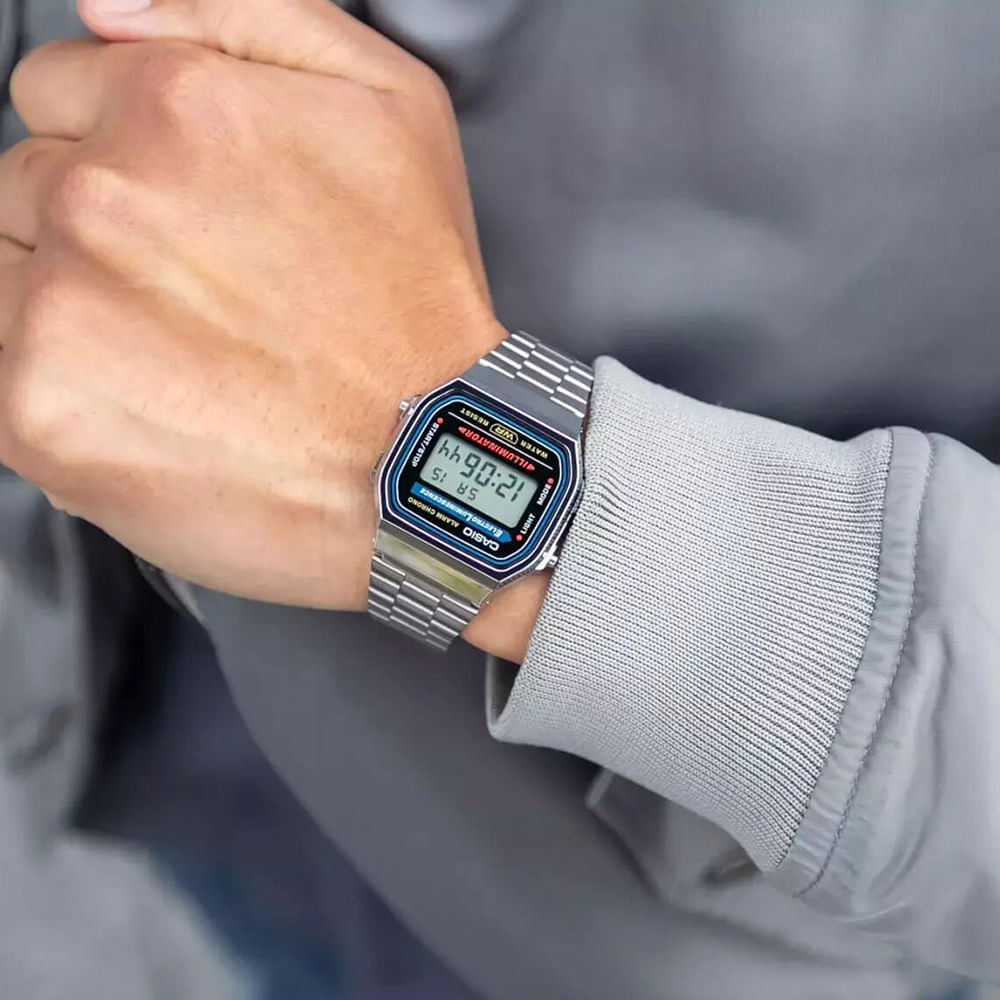 Relógio Casio Vintage Digital - A168WA-1WDF - Bruna Tessaro Joias