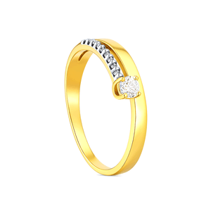 Anel em Ouro 18k com Diamantes - AU6728