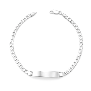 Pulseira Masculina com Placa em Prata 925 - PL27024