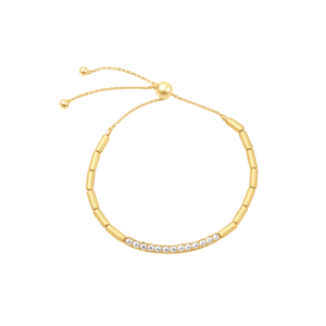 Pulseira Canutilho Zircônia em Ouro 18K - AU14048