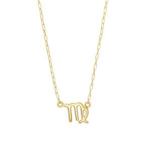 Gargantilha em Ouro 18k Coleção Zodíaco - Virgem - AU10141