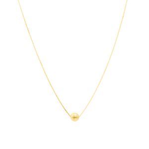 Colar em Ouro 18K Bolinha - AU13097