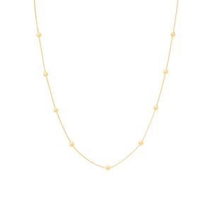 Colar Bolinhas em Ouro 18K - AU14228